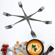 STEEL FORKS SET OF 6 - FORK SET FOR HOME AND KITCHEN FORK HIGH QUALITY PREMIUM FORK SET (6 PC SET ) - justgrabit.in | Just Grab It