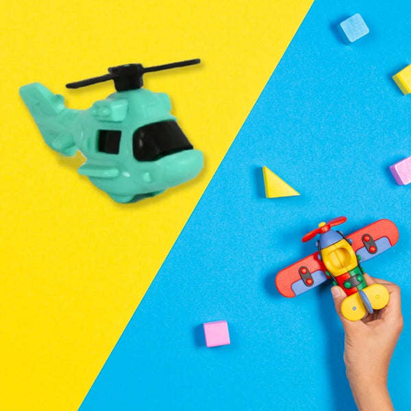 Small DIY Helicopter Toy, Small Kid's Toy, Rotating Tail Wing DIY Helicopter (30 Pc Set) - justgrabit.in | Just Grab It