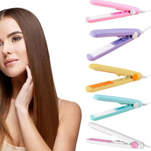 Beauty and Personal Care Professional Ceramic Plate Mini Hair Styler Straightener and Curler - justgrabit.in | Just Grab It