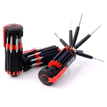8 in 1 Multi - Function Screwdriver Kit with LED Portable Torch - justgrabit.in | Just Grab It
