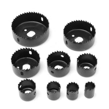Wood Hole Saw Cutting Set (11 pcs, 19 - 64mm, Multicolour) - Justgrabit Inc.