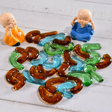Glass Gem Stone, Flat Round Marbles Pebbles for Vase Fillers, Attractive pebbles for Aquarium Fish Tank. - Justgrabit Inc.