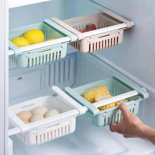 Fridge Organizer Drawer - Adjustable Fridge Storage Basket ( 4pc Set ) - Justgrabit Inc.
