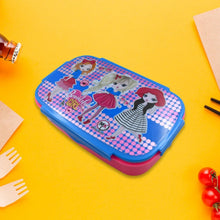 Cartoon Printed Plastic Lunch Box With Inside Small Box & Spoon for Kids, Air Tight Lunch Tiffin Box for Girls Boys, Food Container, Specially Designed for School Going Boys and Girls - justgrabit.in | Just Grab It