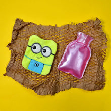 Minions Hot Water Bag - 2 - Eye Design with Cover for Pain Relief & Warming - Justgrabit Inc.