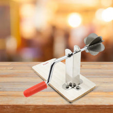 Stainless Steel Coconut Scraper with Wooden Base (1 Pc) - justgrabit.in | Just Grab It