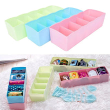 5 Compartments Socks / Handkerchief / Underwear Storage Box Socks Drawer Closet Organizer Storage Boxes (pack of 2) - Justgrabit Inc.