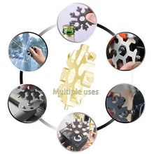 18-in-1 Snowflake Multi-Tool – Portable Bottle Opener, Screwdriver & Wrench - Justgrabit Inc.