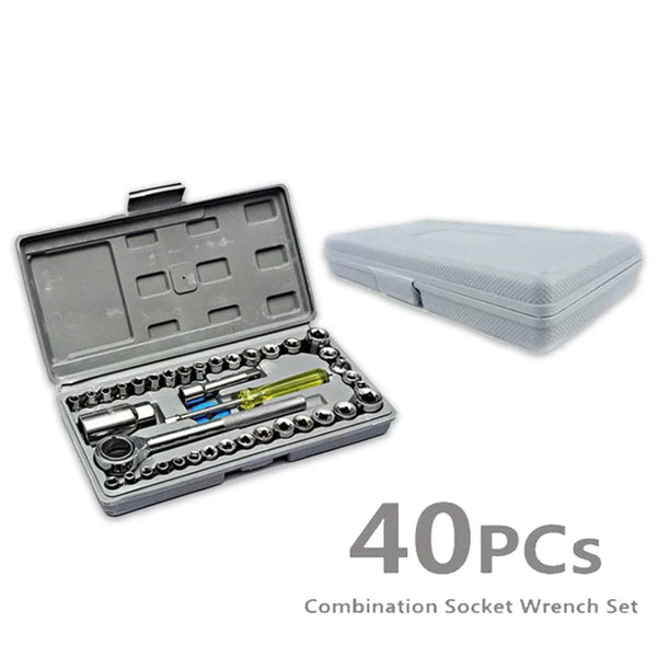 Socket Combination Toolkit (40 pcs) - Justgrabit Inc.