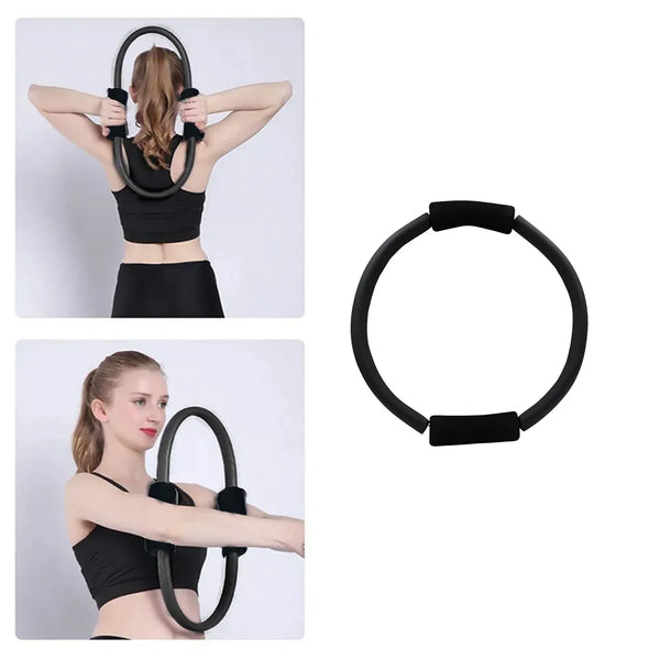 Fitness Ring Workout Yoga Ring Circle Pilates for Woman Fitness Circle Thigh Exercise Pilates Circle Ring Fitness Equipment for Home - justgrabit.in | Just Grab It