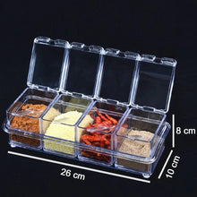 Crystal Seasoning Acrylic Box Pepper Salt Spice Rack - Justgrabit Inc.