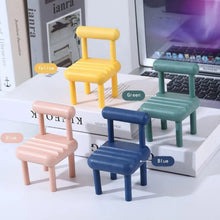 Mobile Phone Holder, Mini Chair Cell Phone Stand, Portable Smartphone Dock, Cellphone Holder for Desktop Design Compatible with All Mobile Phones (1 Pc) - justgrabit.in | Just Grab It