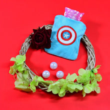 Captain America Print Small Hot Water Bag with Cover for Pain Relief - Justgrabit Inc.