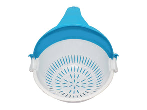 Multi - Functional Washing Fruits and Vegetables Bowl & Strainer with Handle - Justgrabit Inc.