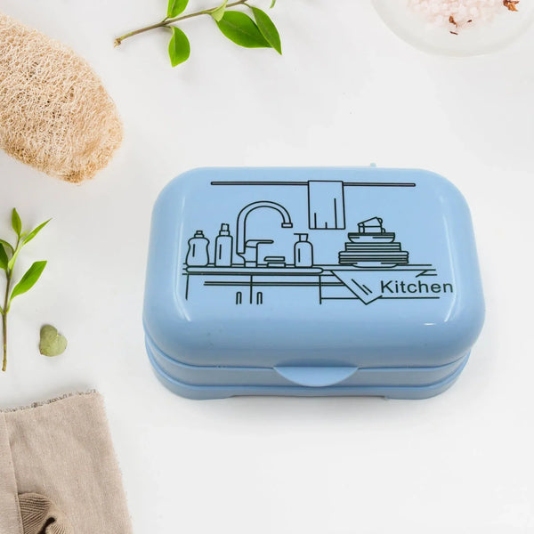 Soap Dish with Drain Soap Holder, Soap Saver Easy Cleaning, Soap Tray for Shower Bathroom Kitchen ,Sabudani (1 Pc) - justgrabit.in | Just Grab It