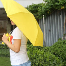 Stylish Banana Shaped Mini Foldable Umbrella - justgrabit.in | Just Grab It