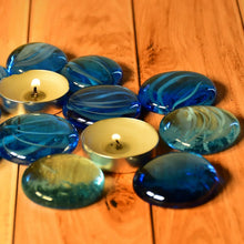 Glass Gem Stone, Flat Round Marbles Pebbles for Vase Fillers, Attractive pebbles for Aquarium Fish Tank. - Justgrabit Inc.