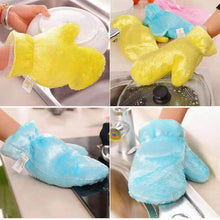 Fiber Reusable Multipurpose Dishwashing Gloves Household Kitchen ( 1 pc ) - justgrabit.in | Just Grab It