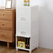 Multipurpose Storage Cabinet, Storage Solutions plastic drawers || Multi Layer Wardrobe Storage Drawers || Foldable Multipurpose Drawer Units For Kitchen, Bathroom, Bedroom, Cloth (3 Layer) - justgrabit.in | Just Grab It