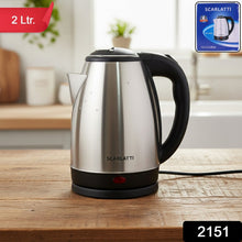 Scarlatti Stainless Steel Electric Kettle (2 Ltr) - justgrabit.in | Just Grab It