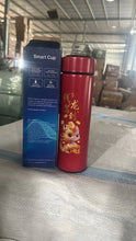 Printed Smart Vacuum Insulated Water Bottle with LED Temperature Display (1 Pc / 500 ML Approx / Multicolor) - justgrabit.in | Just Grab It