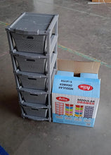 Multi - Purpose Anti - Slip 5 Layer Modular Drawer Storage System (68×33 Cm) - Justgrabit Inc.