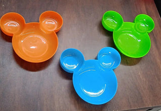 Mickey Mouse Shape Plates for Kids, BPA Free, & Unbreakable Children’s Food Plate, Kids Bowl, Fruit Plate, Baby Cartoon Bowl Plate, Tableware (1 Pc) - Justgrabit Inc.