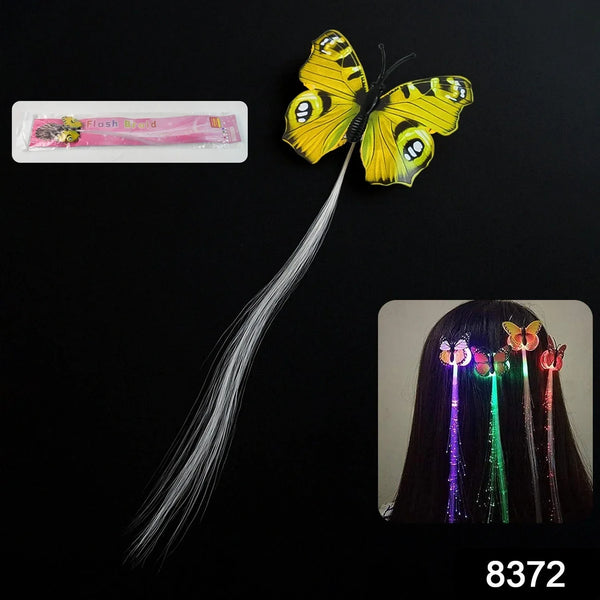 LED Butterfly Hair Braid Clip (Mix Color, 1 Pc) - Justgrabit Inc.