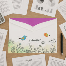Mix Design A4 Printed Document Folder with Decorative Button Closure (1 Pc) - justgrabit.in | Just Grab It