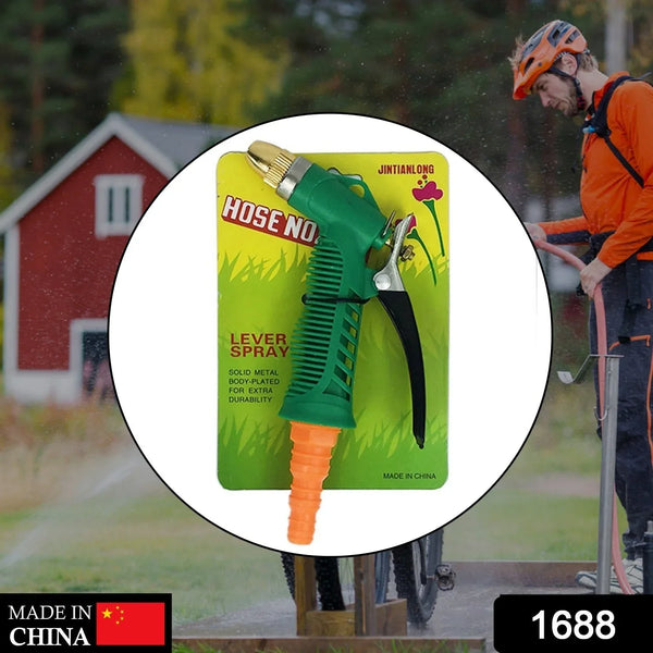 Durable Hose Nozzle Water Lever Spray Gun - Justgrabit Inc.