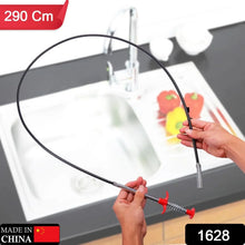 Multifunctional Cleaning Claw Pilpe Cleaner Drainage Block Remover Drain Spring Pipe Dredging Tool, Drain Cleaning Tool for Hair Drain Drain Cleaner Sticks drain pipe clearer (290 Cm) - Justgrabit Inc.