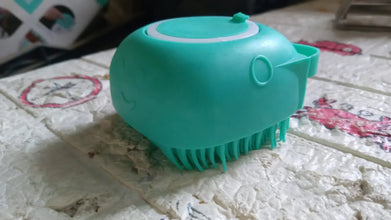 Silicone Massage Bath Body Brush Soft Bristle With Shampoo Dispenser - Justgrabit Inc.