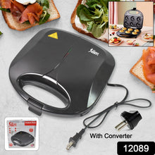 Electric Donut Maker 750W – 6 Cavity(1 Pc / With 2 PIN Plug Converter 1 Pc ) - justgrabit.in | Just Grab It