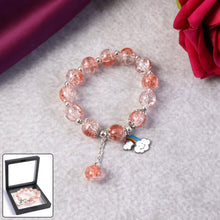 Elegant Crystal Beaded Charm Bracelet - justgrabit.in | Just Grab It