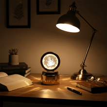 Ganpati Bapa 3D Crystal Ball Night Light with LED Illumination (1 Pc) - justgrabit.in | Just Grab It