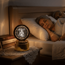 Bajrang Bali 3D Crystal Ball Night Light with LED Illumination (1 Pc) - justgrabit.in | Just Grab It