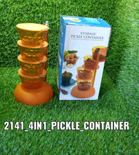 4 in 1 Multipurpose 360 Degree Rotating Pickle Rack Container for Kitchen - Justgrabit Inc.