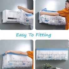 Folding Split AC Dust Cover – Washable, Dustproof (1 Pc, approx 1 Ton) - Justgrabit Inc.