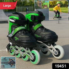 Professional Adjustable Inline Skates for Kids and Adults (Large / 1 Pair) - justgrabit.in | Just Grab It