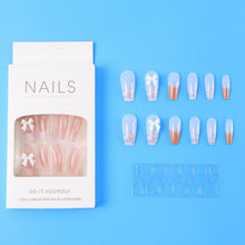 Reusable Press - On Artificial Nails with Adhesive Stickers fake nails (1 Pkt) - justgrabit.in | Just Grab It