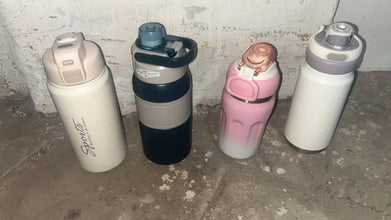 Stainless Steel Insulated Vacuum Water Bottle (Mix Design / 1 Pc) - Justgrabit Inc.