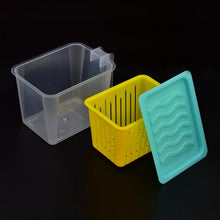 Fridge Storage Containers with Handle Plastic Storage Container for Kitchen(4 Pcs Set) - Justgrabit Inc.