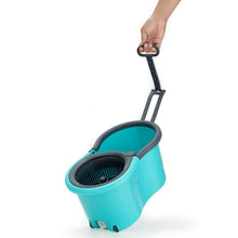 Quick Spin Mop Plastic spin, Bucket Floor Cleaning, Easy Wheels & Big Bucket, Floor Cleaning Mop with Bucket - Justgrabit Inc.