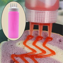 Plastic Bottles with 3 Nozzel for Sauce, Mayonnaise, Chocolate Syrup (Pack of 2Pc) - Justgrabit Inc.