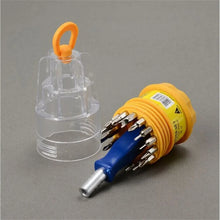 (Set of 6pc) Screwdriver Set, Steel 16 in 1 with 15 Screwdriver Bits, Professional Magnetic Driver Set - Justgrabit Inc.
