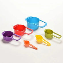 Plastic Measuring Spoons for Kitchen (6 pack) - Justgrabit Inc.