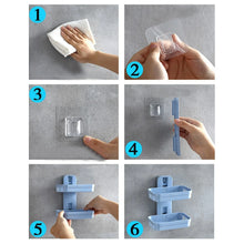 Plastic Double Layer - Soap Stand, Holder, Wall Soap Box Sturdy Vacuum Dispenser Tray - Justgrabit Inc.