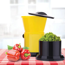 Round Chilly Cutter and grinder tool with effective sharp chopping and cutting blade system. - Justgrabit Inc.