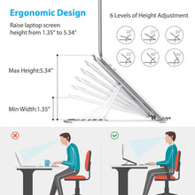 Adjustable, Portable & Foldable Laptop Stand – Compact and Convenient for Easy Use - Justgrabit Inc.