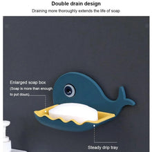 Fish Shape Soap Dish Adhesive Waterproof Wall Mounted Bar Soap Dish Holder (Pack of 2Pc) - Justgrabit Inc.